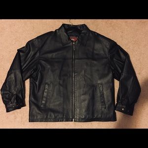 MARC MATTIS BLACK GENUINE LEATHER JACKET